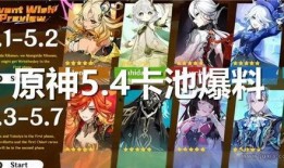 原神3.4卡池爆料最新,神秘新角色登场，元素战力再升级！